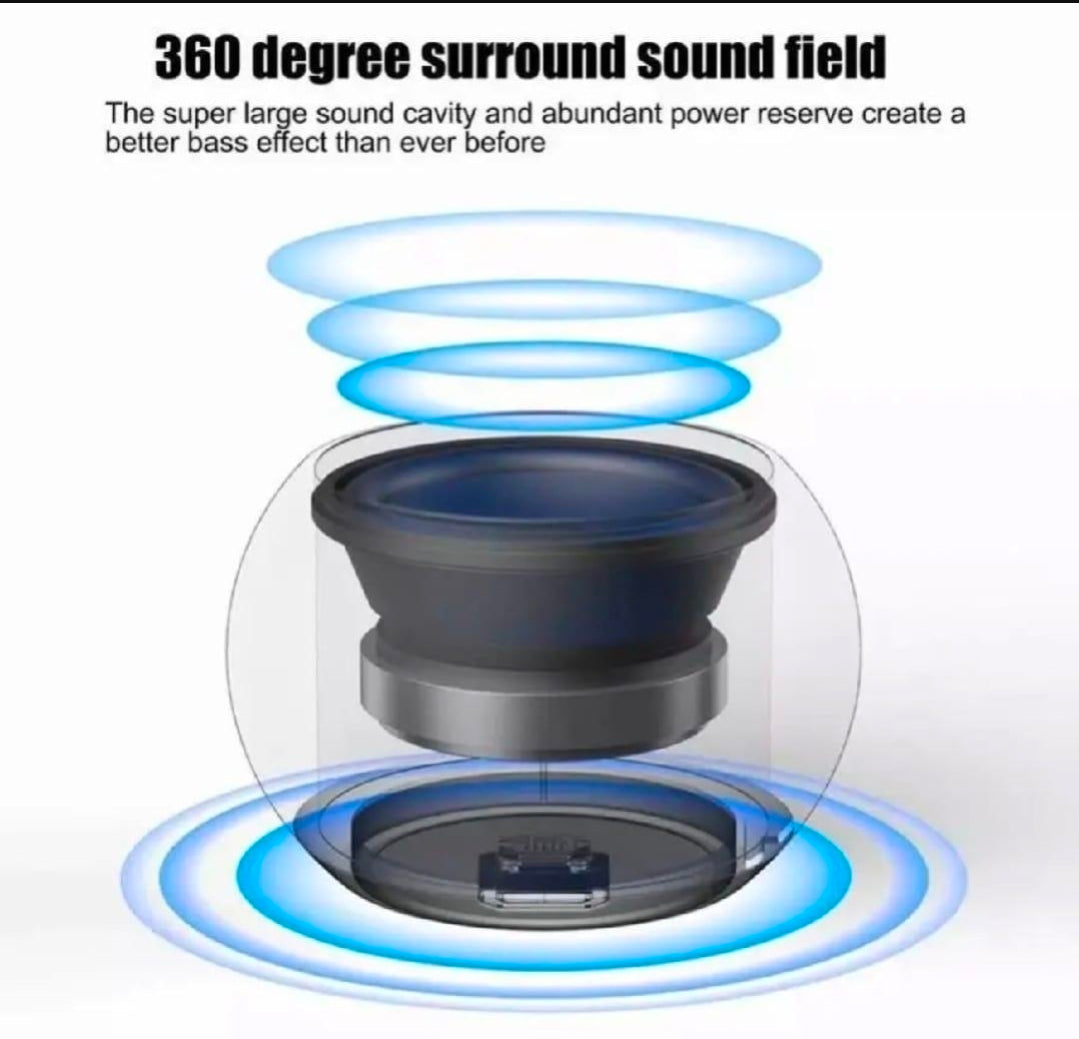 Compact Bluetooth Speaker with Rechargeable Battery - Mini Design